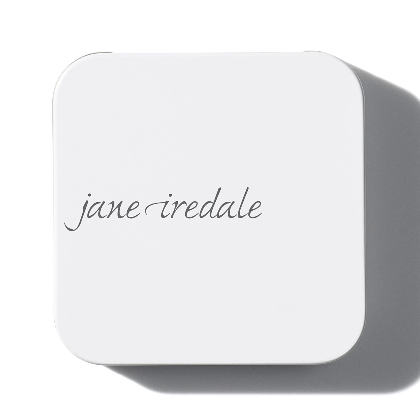 Jane Iredale Puderdose leer Weiß/Gold